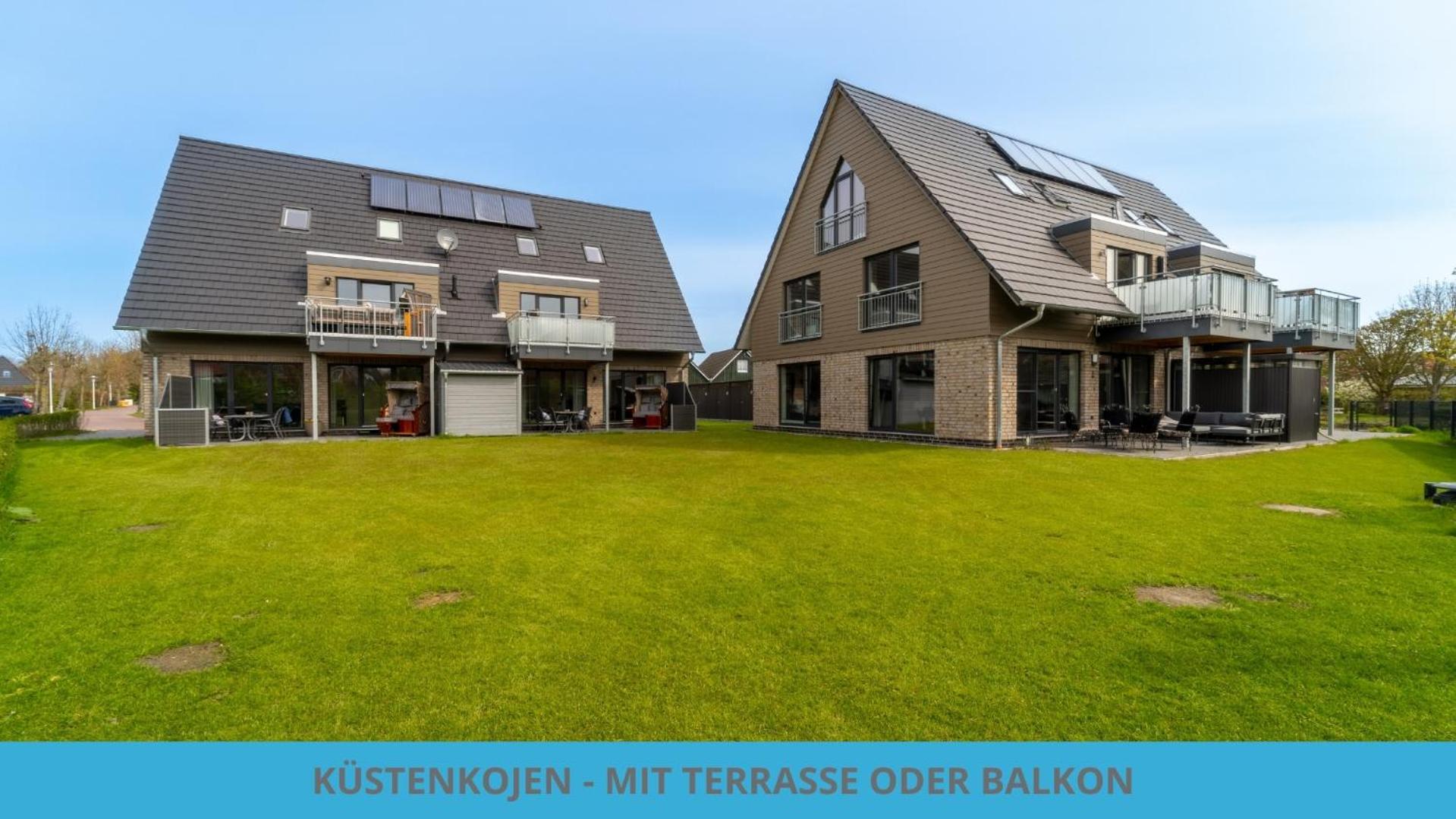 Kuestenkojen Mit 4 Ferienwohnungen Fuer 1 Bis 8 Pers Mit Diversen Schlafzimmern, Garten Oder Balkon Бюзум Екстер'єр фото