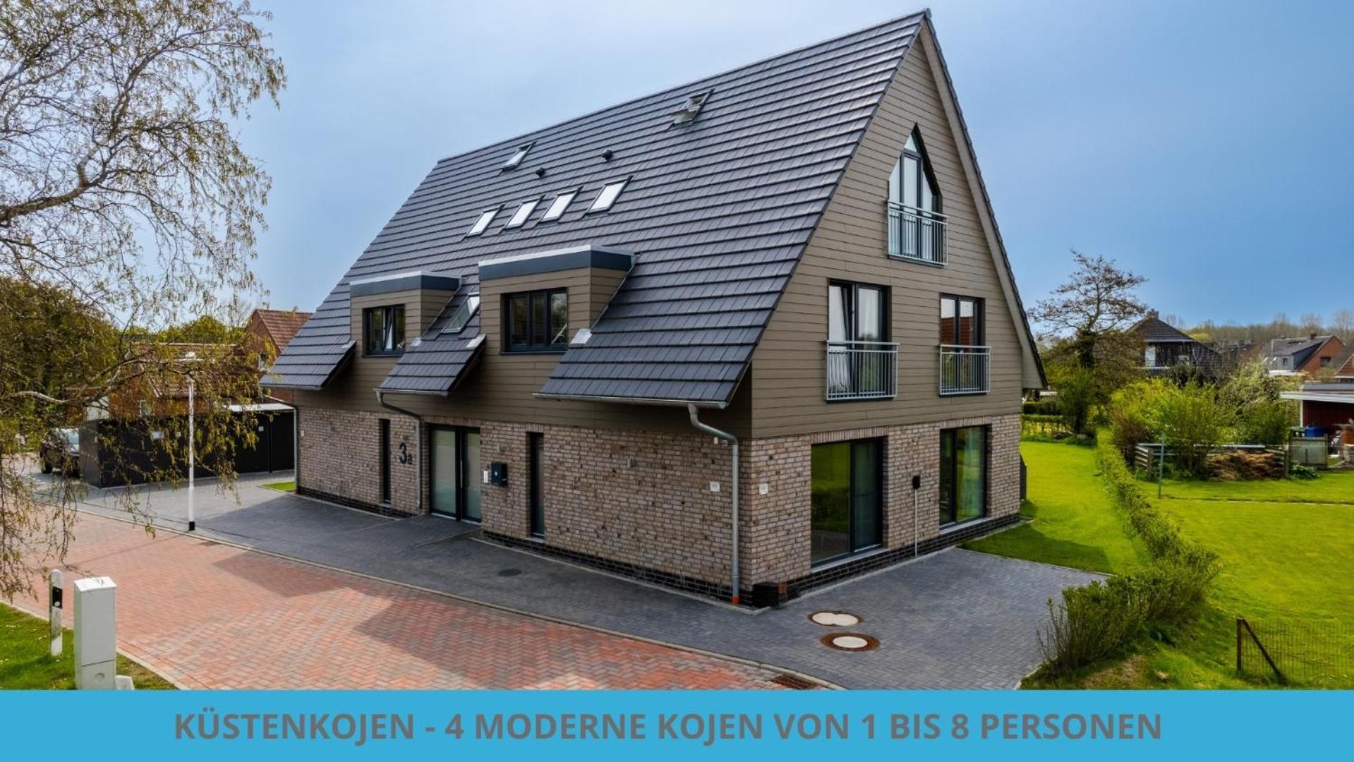 Kuestenkojen Mit 4 Ferienwohnungen Fuer 1 Bis 8 Pers Mit Diversen Schlafzimmern, Garten Oder Balkon Бюзум Екстер'єр фото