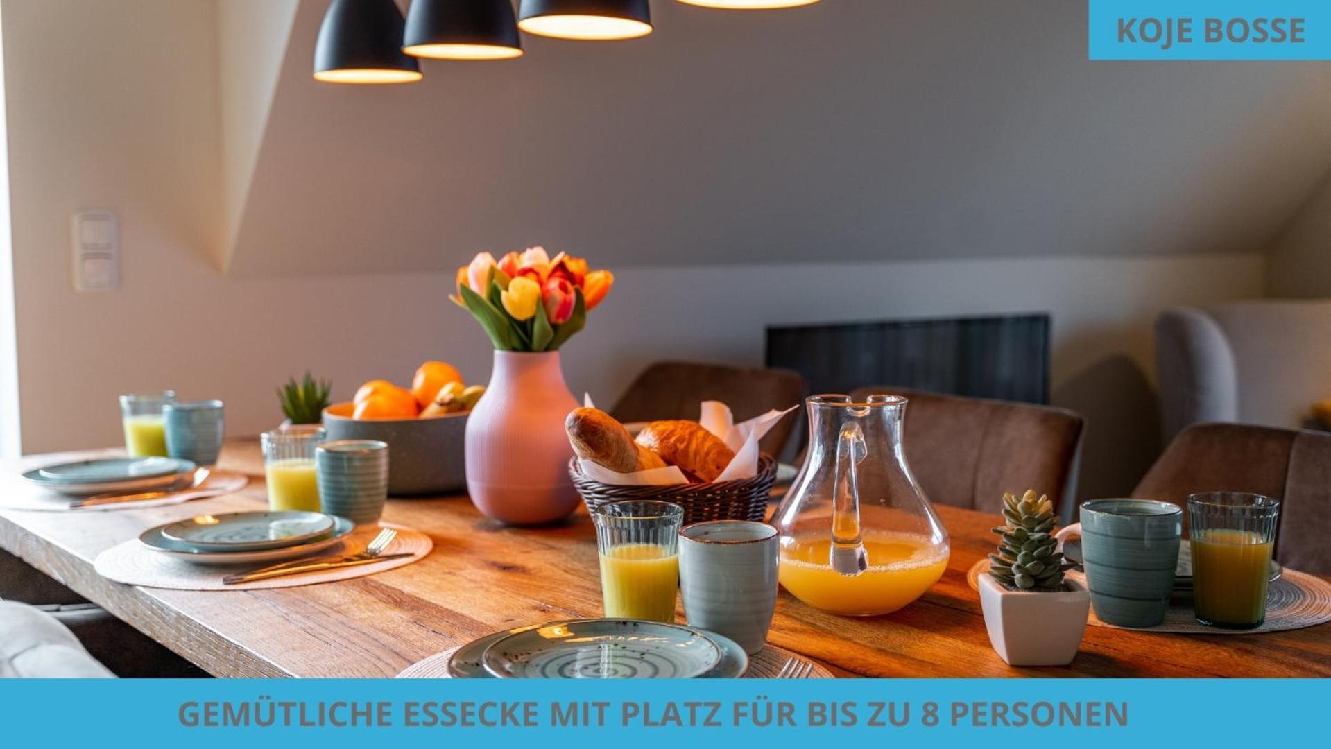 Kuestenkojen Mit 4 Ferienwohnungen Fuer 1 Bis 8 Pers Mit Diversen Schlafzimmern, Garten Oder Balkon Бюзум Екстер'єр фото